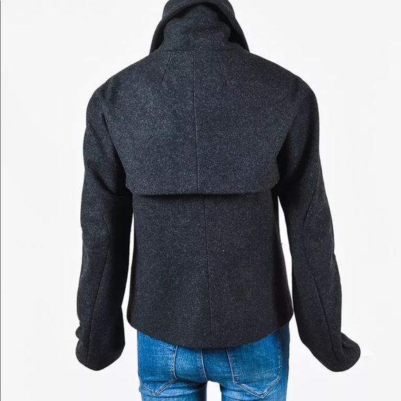 SHIPLEY & HALMOS Wool Shawl Collar 2 Piece Jacket - Picture 2 of 4